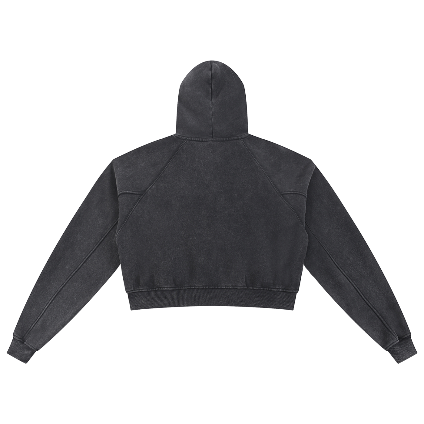 Big Logo - Slightly off Centered Cropped Hoodie