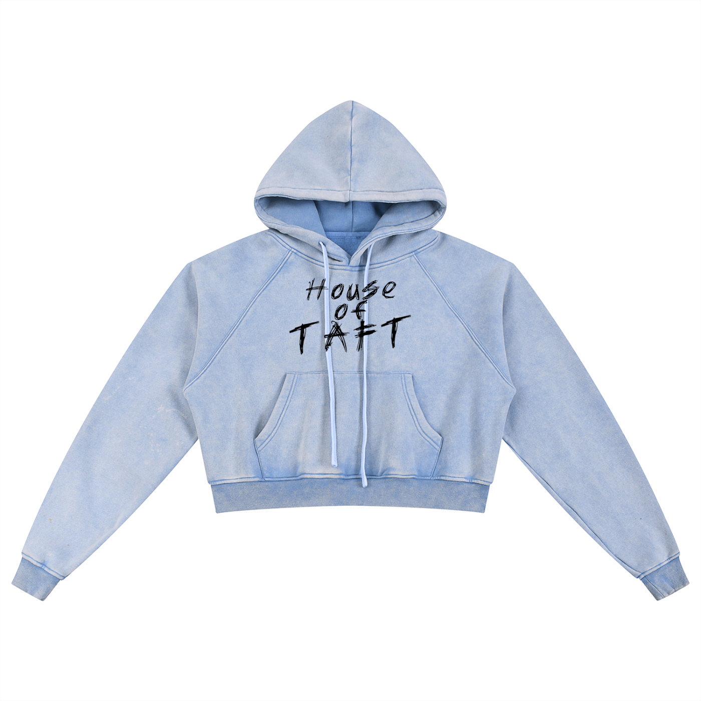 Big Logo - Slightly off Centered Cropped Hoodie