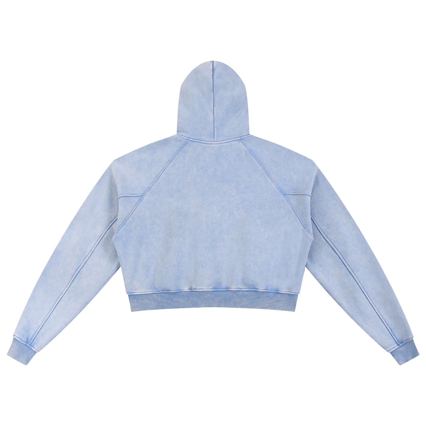 Big Logo - Slightly off Centered Cropped Hoodie