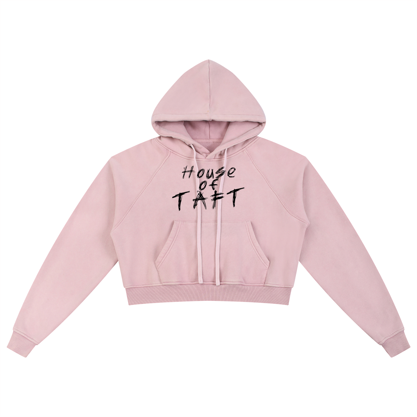 Big Logo - Slightly off Centered Cropped Hoodie