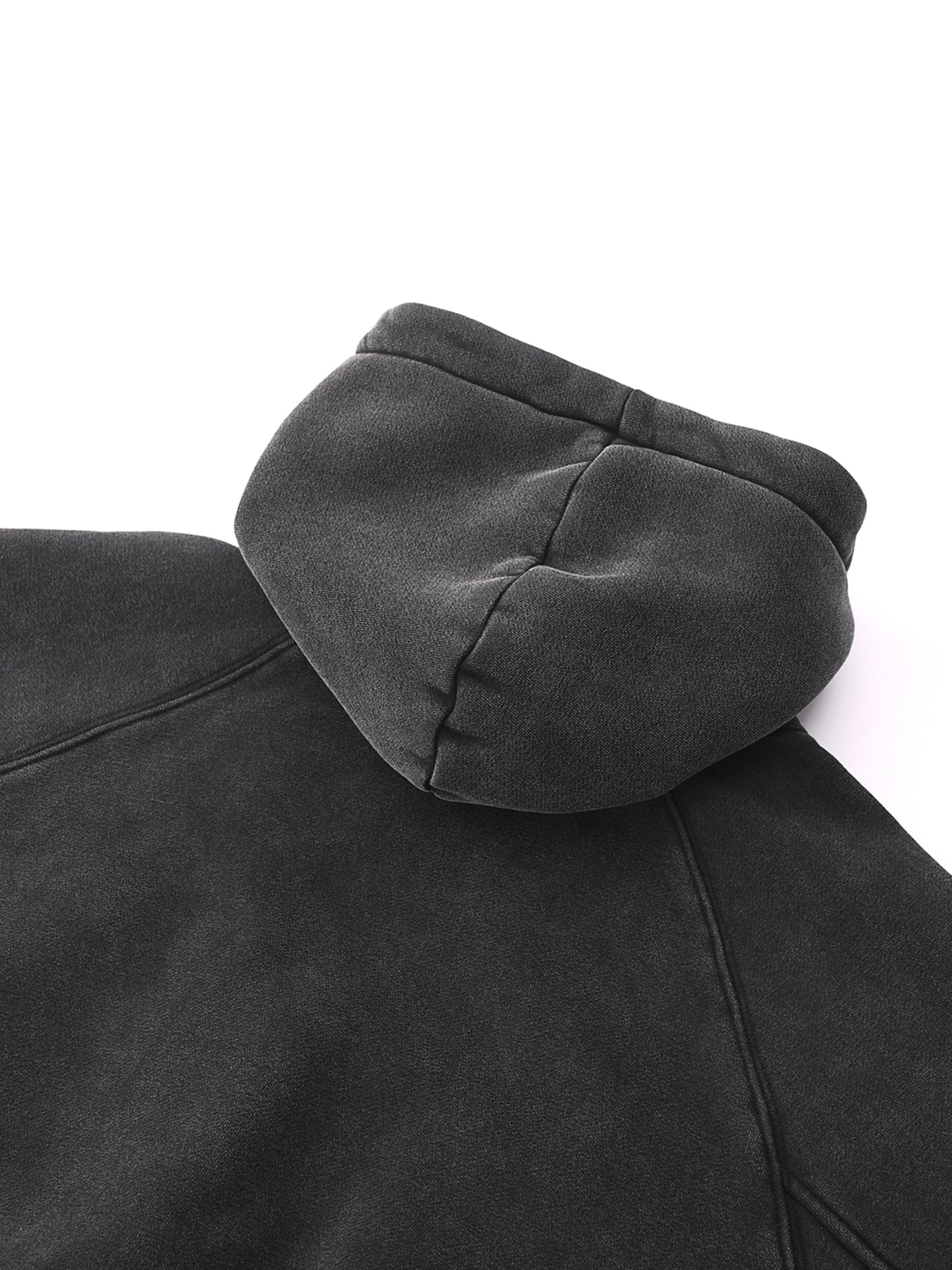 Big Logo - Slightly off Centered Cropped Hoodie