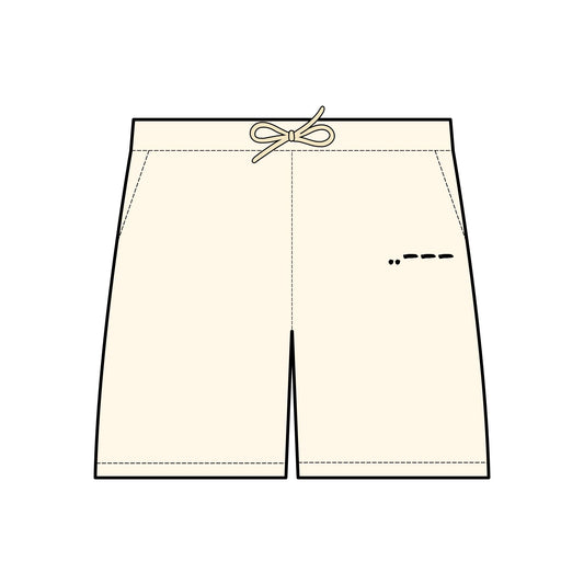 "Morse Kode" Fleece Sweat Shorts